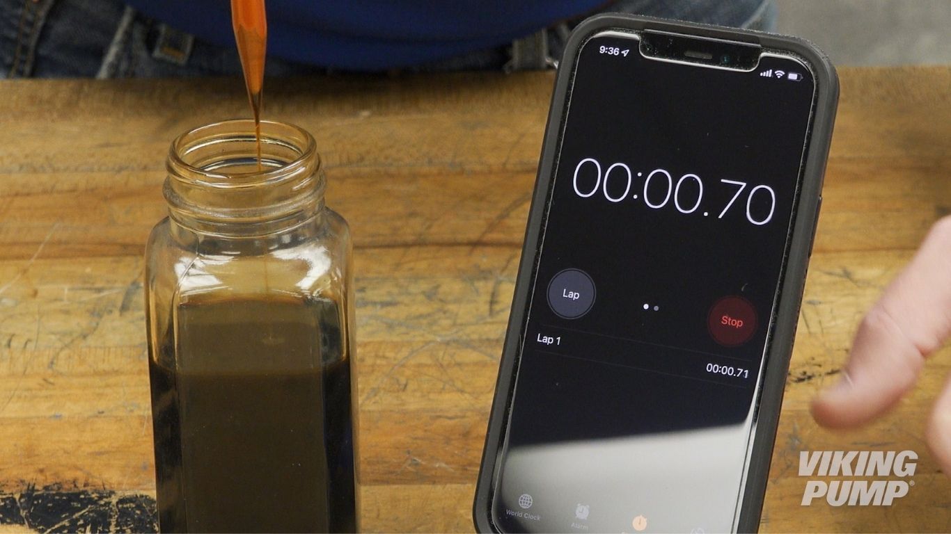 STEP 3: Pull the pencil out of the liquid and immediately start a timer.