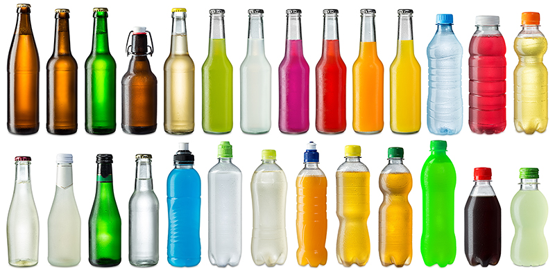 beverage bottles